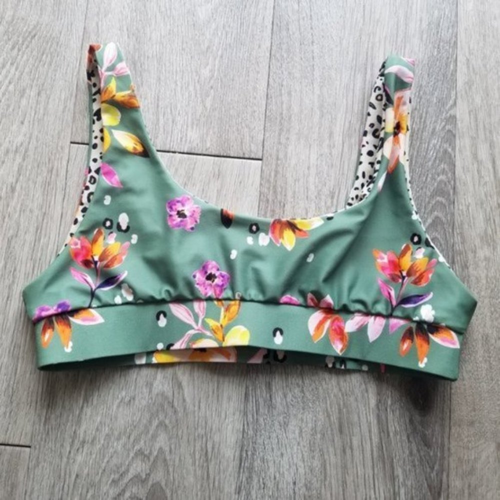 KULANI KINIS Crop Bikini Top | Sage | XS
